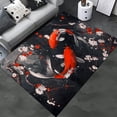thumbnail image 2 of Koi Fish Rug 1.5x2.5 ft = 50x75 cm Washable Rug, 2 of 5