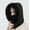 Black, variant on Women One Piece Slouchy Fleece Beanie Hats Scarf Mask Drawstring Warm Hooded Winter Balaclava Pullover Knitted Hat