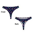 thumbnail image 3 of Fotbe Sea Jellyfish Tanga Sin Costuras para Mujer con Estampado – Panties Invisibles, Transpirables y Cómodos para Uso Diario-X-Small, 3 of 6