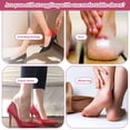 thumbnail image 4 of Guardurnaity Plantillas reutilizables para aliviar el dolor, almohadillas para tacones altos para mujer, protector de talón de silicona Juegos de manicura, 4 of 6