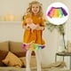 thumbnail image 3 of EeaseMX Vestido de ballet con tutú y lazo de arcoíris en capas para niñas pequeñas - Talla M, 3 of 7