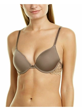 Wacoal Push Up Strapless Bra 34D Satin Underwire Padded Molded Cup
