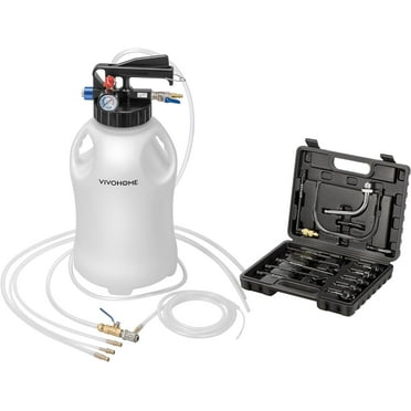 SPECSTAR Pneumatic Transmission Fluid Pump with 15PCS ATF Adapters, 10L Automatic Fluid Transfer Pump Kit, 2.6 Gallon Oil Transfer Pump for ATF Refills
