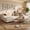 Corduroy Beige, variant on Vineego 105" U-Shaped Sectional Sofa with Double Chaise 4-Seat Modular Sofa Couch for Living Room,Corduroy Gray