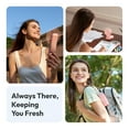 thumbnail image 3 of Aecooly Ultra-Thin Rechargeable Handheld Fan - 24H Cooling, Foldable Portable Mini Fan for Travel, USB-Powered, Perfect Summer Gift for Women & Girls, 3 of 9