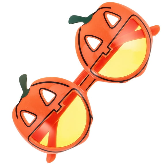 HOMEMAXS  Pumpkin Glasses Halloween Paper Eyeglasses Children's Accessories Outdoor Orange