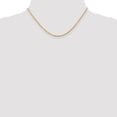 thumbnail image 4 of Primal Gold 14 Karat Yellow Gold 2.0mm Diamond Cut Extra-Light Rope Chain, 4 of 4
