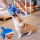 thumbnail image 2 of Juguete de peluche chirriante para perros, divertido juguete de cuerda de peluche para perros pequeños y medianos, lindo juguete para masticar para la dentición de cachorros para entrenamiento, 2 of 8