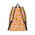 thumbnail image 3 of Balery Plaid Sunflower Vintage Canvas Backpack for Men and Women - Large Capacity, Durable Travel Laptop Bag for School, Work, Hiking, and Outdoor Activities-Small, 3 of 7