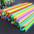 thumbnail image 3 of 200 Pcs Colorful Straws Straws Party Silly Straws Cocktail Straws Wedding Party Straws Plastic Straws, 3 of 5