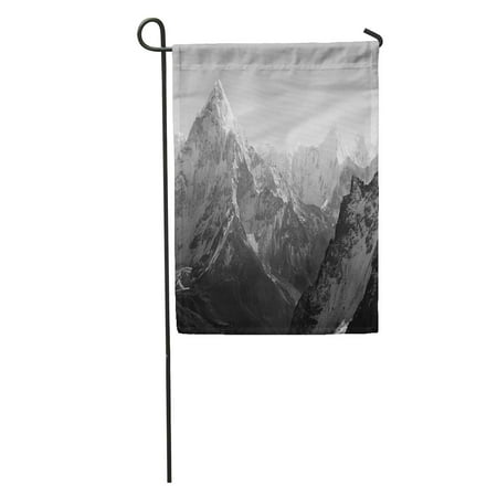 LADDKE Spectacular Mountain Scenery Mount Everest Base Camp Trek Through The Himalaya Nepal in Stunning Black Garden Flag Decorative Flag House Banner 12x18 (Best Everest Base Camp Trek)