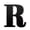 R, variant on 3D Acrylic Large Letter Wall Stickers For DIY Home Decoration Logo Art Décor Set Without Framing