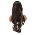 thumbnail image 3 of Party Wig Gradient Colors Sexy Curly Wigs Blonde Synthetic Mixed Hair Long wig, 3 of 8