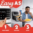 thumbnail image 6 of Gourmia 7 QT Digital Air Fryer with Easy View Window, 12-One Touch Presets, 6 of 10