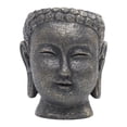 thumbnail image 1 of Maceta Decorativa Maceta Florero Centro de Mesa Ornamento Buddha Cabeza Resina con Agujero de Drenaje Adecuada para Regalo Colección Balcón 9 cm x 94 cm x 11 cm, 1 of 8