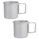 thumbnail image 3 of Foldable Water Mugs for Drinking Use 2Pcs Aluminium Alloy Drinking Cups, 3 of 3