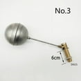 thumbnail image 3 of DN15 Float Ball Valve Stainless Steel 304 Cold and Hot Water Tank Float Valve Body Brass length 2cm 4cm 6cm, 3 of 5