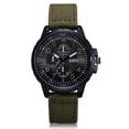 thumbnail image 1 of Reloj deportivo unisex para estudiantes Reloj de pulsera con correa de lona para parejas de cuarzo de aleación ultrafina (verde), 1 of 3