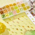 thumbnail image 4 of Perlas de vidrio PH PandaHall, 720 unidades, 8 mm, 24 colores, color amarillo, 4 of 9