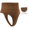 thumbnail image 2 of DREAM SLIM Women Mid-Waist Seamless Tummy Control Thong Shapewear Panties Girdle Underwear, 2 of 5