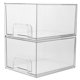 thumbnail image 1 of SHOWERORO 2Ud Cajas Transparentes Para Almacenamiento De Cosméticos Organizador De Escritorio Práctico, 1 of 7