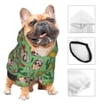 thumbnail image 3 of Honeii Vintage Sugar Skull Print Small Dog Hoodies Pet Hooded Sweatshirts Fall Winter Puppy Cat Sweaters Warm Clothes for Small Dogs Outfits Costume-X-Small, 3 of 7