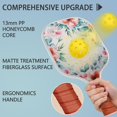 thumbnail image 4 of Pickleball Paddles Set Of 1, Fiberglass Surface, Spring Flowers Floral Print, 1 Paddle, 2 Balls & Bag, 4 of 5