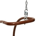 thumbnail image 2 of vidaXL Solid Poplar Wood Chair Porch Swings with Swing Chair and Cushion, Off-White, 2 of 10