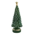 thumbnail image 2 of Dserfhy Resin Christmas Tree Figurine Small Tabletop Christmas Tree Decoration with Star Topper for Home Office Mantel Centerpiece Indoor Xmas Decor, 2 of 7