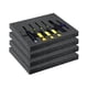 thumbnail image 1 of Lámina de espuma de polietileno: paquete de 4 almohadillas de espuma de poliuretano para embalaje y manualidades, 16 pulgadas x 12 pulgadas x negro, negro, 1 of 5