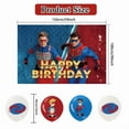 thumbnail image 3 of 32 Pcs For Henry Danger TV Series Theme Birthday Party Decorations and Supplies Set – Includes 1 Backdrop, 1 Cake Topper, 12 Cupcake Toppers, and 18 Balloons for Festive Celebrations, 3 of 5