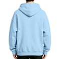 thumbnail image 5 of IYYVV Mens Hoodie Fabric Oversized Hooded Sweatshirt Oversize, Long Tall, Hood , Vintage, Running, Suit for Warm, Fall Winter, Purple M, 5 of 8
