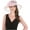 Pink, variant on Organza Derby Church Hat for Women Bridal Wedding Tea Party Hat