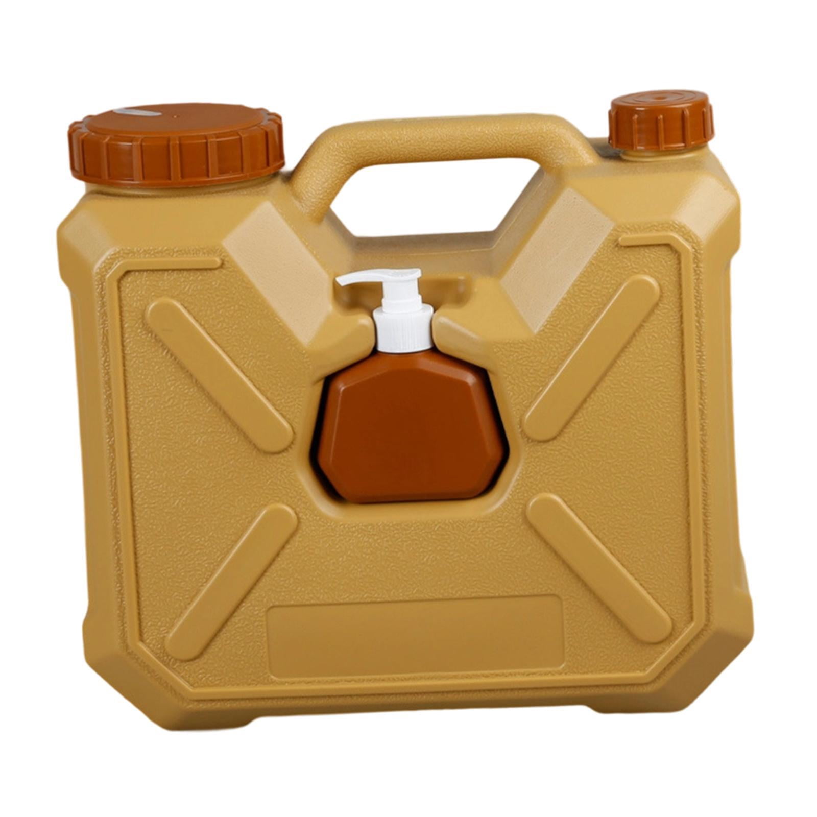 simhoa Water Container with Faucet Outdoor Camping Jug Multifunctional Portable Water Carrier Tank for RV Backpacking Picnic Camping 12L