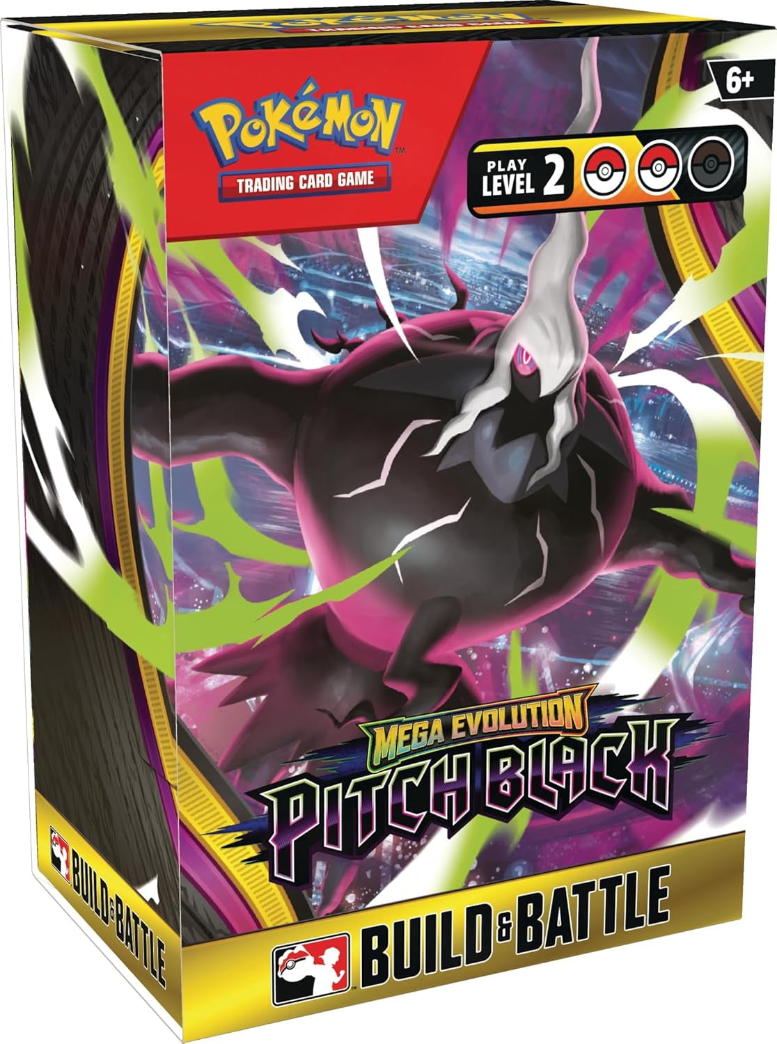 Pokemon Mega Evolution Pitch Black Build & Battle Deck Box