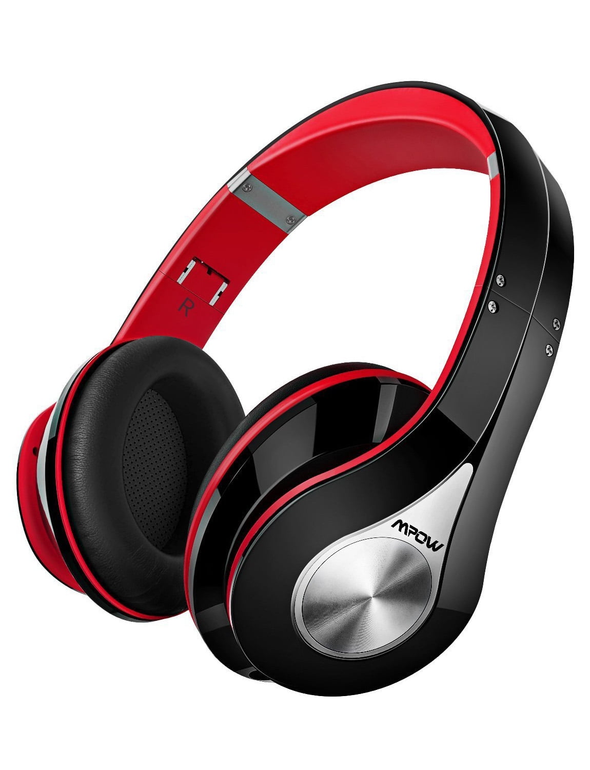 Mpow 059 Lite Bluetooth Headphones, Bluetooth 5.0 60 Hours Playtime  Wireless Headphones Over Ear with Microphone, Black - Walmart.com