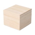 thumbnail image 1 of Caja de almacenamiento de madera Caja de madera Decorativa Versátil Revenedor resistente Caja de regalo portátil a prueba de polvo con tapa para baño S, 1 of 8