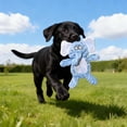 thumbnail image 3 of Dog Toys Puppy Toys Cute Squeaky Frog Dog Toy with Crinkle Paper Stuffed Plush Animal to Keep Them Busy for Small Medium Large Dogs 9.8 Inches, 3 of 5