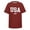 Wine, variant on 250 Years America Shirt - USA 250th Anniversary Flag Short Sleeve Casual Activewear Tees Tops (Big Boy 12-13 Years )