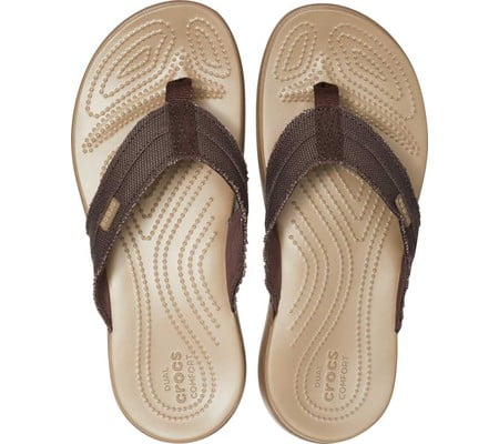 Crocs santa hotsell cruz canvas flip