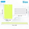 thumbnail image 2 of Uxcell Luggage Tags Flexible Travel Bag Name ID Identifier Label Tags Travel Essentials Light Green, 2 of 6