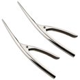 thumbnail image 1 of facefd 2Pcs Shrimp Peeling Tools Practical Stainless Steel Shrimp Deveining Tools Seafood Shell Prawn Curved Peelers, 1 of 6
