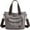 Grey, variant on Women's Canvas Tote Purse Shoulder Crossbody Bag Small Handbag Multi-pocket Top Handle Work Bags