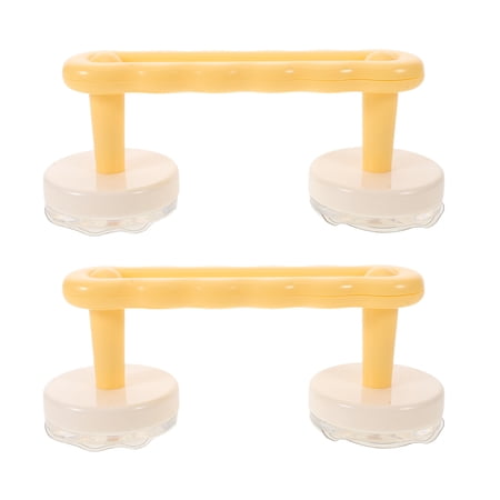 DEEPCRAFF 2Pcs Multicolor Suction Cup Grab Bars for Stable Support in Shower and Bath