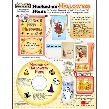 ScrapSMART Hooked-on-Halloween Home CD-ROM: Fabrics, Cards 