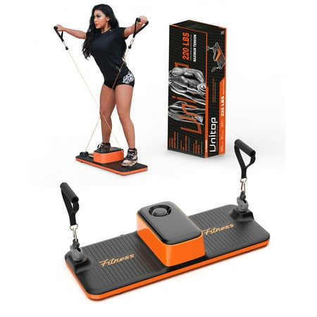 Lichico All-in-One Smart Home Gym, Full Body Strength Training, Portable Fitness Equipment, 220LBS Resistance Setting Home Office Workout Station