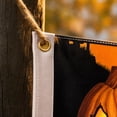 thumbnail image 5 of ShengapQ Halloween Decorative Flag, Pumpkin Flag, Outdoor Yard Decor, Spooky Seasonal Flag, Waterproof Polyester Flag with Grommets, Halloween Garden Decoration, 59×36in, 5 of 7