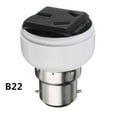 thumbnail image 2 of E27 Lamp Light Socket Holder Screw Bulb Convert To Outlet US v EU Power Best A2U7, 2 of 6