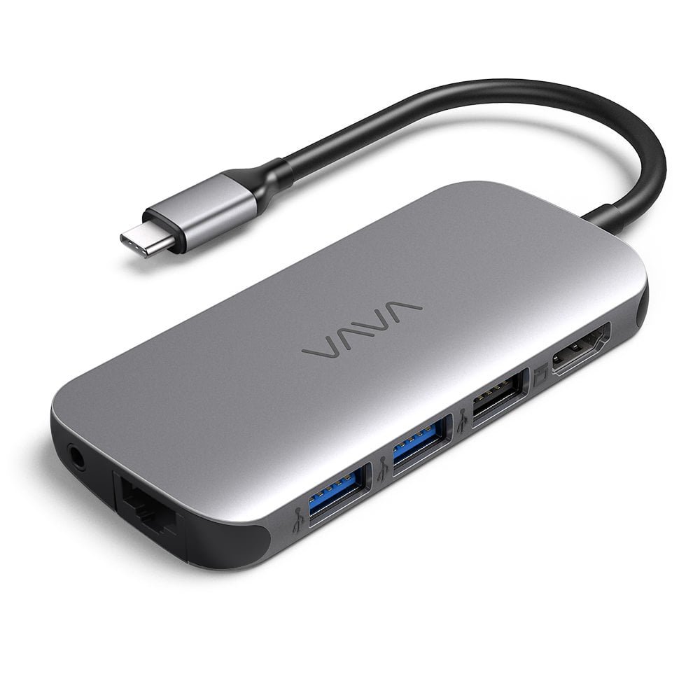 VAVA 9in1 USBC Hub with 4K HDMI Adapter 100W PD Charging USB 3.0 SD 3.0 / TF 3.0 Card Reader