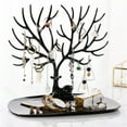 thumbnail image 4 of Antlers Jewelry Display Stand,Tree Tower Rack Hanging Organizer for Ring Earrings Necklace Bracelet (Black) 9.84x5.91x8.66", 4 of 9